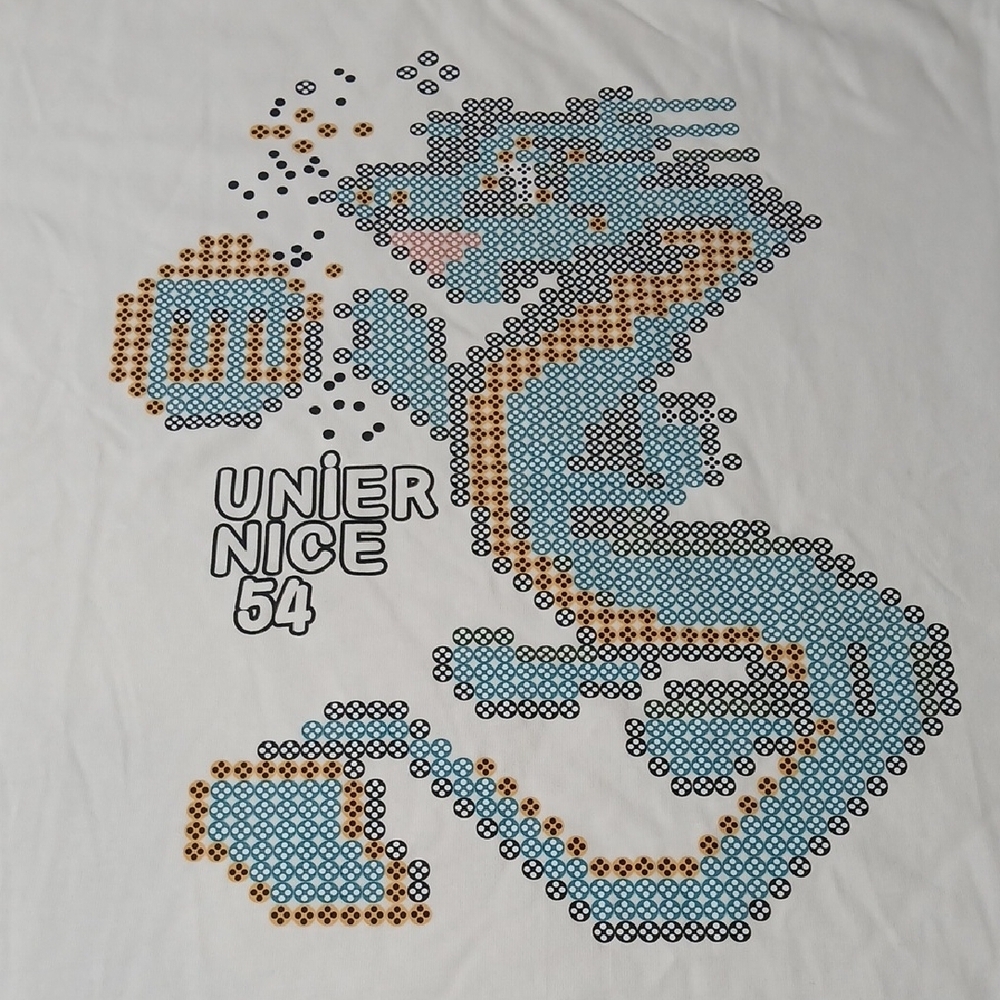 Louis Vuitton White Tee with Blue Dragon - Picture 2 of 5